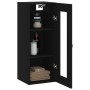 Armario de pared negro 34,5x34x90 cm de vidaXL, Aparadores - Ref: Foro24-828885, Precio: 51,44 €, Descuento: %