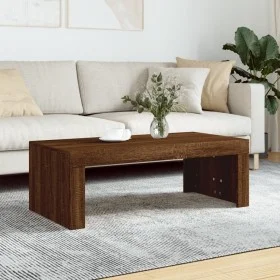 Engineered wood coffee table in brown oak 102x50x36 cm by vidaXL, Coffee table - Ref: Foro24-823373, Price: 50,02 €, Discount: %