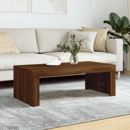 Engineered wood coffee table in brown oak 102x50x36 cm by vidaXL, Coffee table - Ref: Foro24-823373, Price: 50,02 €, Discount: %