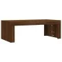 Engineered wood coffee table in brown oak 102x50x36 cm by vidaXL, Coffee table - Ref: Foro24-823373, Price: 50,02 €, Discount: %