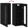 Armario de pared negro 34,5x34x90 cm de vidaXL, Aparadores - Ref: Foro24-828885, Precio: 51,44 €, Descuento: %