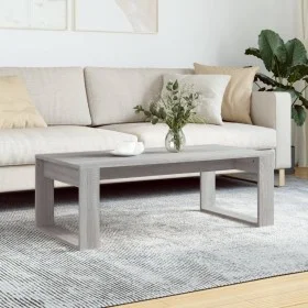 Sonoma gray engineered wood coffee table 102x50x35 cm by vidaXL, Coffee table - Ref: Foro24-823364, Price: 45,08 €, Discount: %