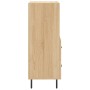 Aparador madera contrachapada color roble Sonoma 34,5x34x90 cm de vidaXL, Aparadores - Ref: Foro24-828687, Precio: 67,38 €, D...