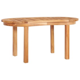 Mesa de centro de madera maciza de teca 90x50x45 cm en Mesas de centro | Comprar online en Foru.es