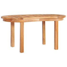 Mesa de centro de madera maciza de teca 90x50x45 cm en Mesas de centro | Comprar online en Foru.es