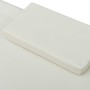 Tumbona de exterior con dosel y almohadas blanco crema en Camas para exterior | Comprar online en Foru.es
