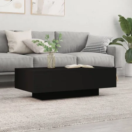 Black engineered wood coffee table 100x49.5x31 cm by vidaXL, Coffee table - Ref: Foro24-833890, Price: 53,20 €, Discount: %