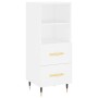 Aparador madera de ingeniería blanco 34,5x34x90 cm de vidaXL, Aparadores - Ref: Foro24-828644, Precio: 53,00 €, Descuento: %