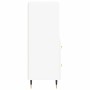 Aparador madera de ingeniería blanco 34,5x34x90 cm de vidaXL, Aparadores - Ref: Foro24-828644, Precio: 53,00 €, Descuento: %