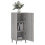 Aparador madera de ingeniería gris Sonoma 34,5x34x90 cm de vidaXL, Aparadores - Ref: Foro24-828562, Precio: 63,89 €, Descuent...