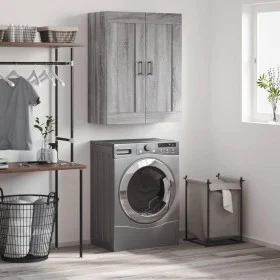 Armario de pared madera ingeniería gris Sonoma 69,5x34x90 cm de vidaXL, Aparadores - Ref: Foro24-830394, Precio: 68,57 €, Des...