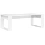 Mesa de centro madera de ingeniería blanco brillo 102x50x35 cm de vidaXL, Mesas de centro - Ref: Foro24-823360, Precio: 59,98...