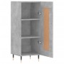 Aparador de madera contrachapada gris hormigón 34,5x34x90 cm de vidaXL, Aparadores - Ref: Foro24-830424, Precio: 57,09 €, Des...