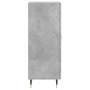 Aparador de madera contrachapada gris hormigón 34,5x34x90 cm de vidaXL, Aparadores - Ref: Foro24-830424, Precio: 57,09 €, Des...