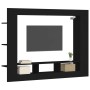 Mueble para TV madera de ingeniería negro 152x22x113 cm de vidaXL, Armarios y almacenamiento - Ref: Foro24-833723, Precio: 85...