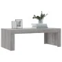 Sonoma gray engineered wood coffee table 102x50x36 cm by vidaXL, Coffee table - Ref: Foro24-823372, Price: 39,06 €, Discount: %