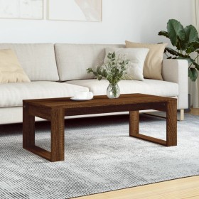 Mesa de centro madera de ingeniería roble marrón 102x50x35 cm de vidaXL, Mesas de centro - Ref: Foro24-823365, Precio: 55,55 ...