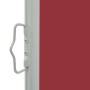 Toldo lateral retráctil de patio rojo 140x300 cm en Sombrillas | Comprar online en Foru.es
