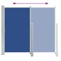Toldo lateral retráctil de jardín azul 160x300 cm en Sombrillas | Comprar online en Foru.es