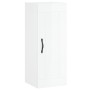 Armario de pared madera ingeniería blanco brillo 34,5x34x90 cm de vidaXL, Aparadores - Ref: Foro24-830494, Precio: 42,73 €, D...