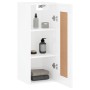 Armario de pared madera ingeniería blanco brillo 34,5x34x90 cm de vidaXL, Aparadores - Ref: Foro24-830494, Precio: 42,73 €, D...