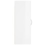 Armario de pared madera ingeniería blanco brillo 34,5x34x90 cm de vidaXL, Aparadores - Ref: Foro24-830494, Precio: 42,73 €, D...