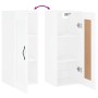 Armario de pared madera ingeniería blanco brillo 34,5x34x90 cm de vidaXL, Aparadores - Ref: Foro24-830494, Precio: 42,73 €, D...