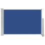 Toldo lateral retráctil de jardín azul 60x300 cm en Sombrillas | Comprar online en Foru.es