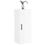 Armario de pared madera ingeniería blanco brillo 34,5x34x90 cm de vidaXL, Aparadores - Ref: Foro24-830526, Precio: 56,04 €, D...