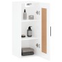 Armario de pared madera ingeniería blanco brillo 34,5x34x90 cm de vidaXL, Aparadores - Ref: Foro24-830526, Precio: 56,04 €, D...