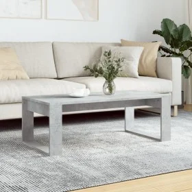 Concrete gray engineered wood coffee table 102x50x35 cm by vidaXL, Coffee table - Ref: Foro24-823362, Price: 43,26 €, Discoun...