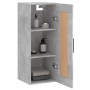 Armario de pared madera ingeniería gris hormigón 34,5x34x90 cm de vidaXL, Aparadores - Ref: Foro24-830528, Precio: 48,90 €, D...