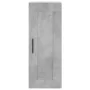 Armario de pared madera ingeniería gris hormigón 34,5x34x90 cm de vidaXL, Aparadores - Ref: Foro24-830528, Precio: 48,32 €, D...