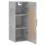 Armario de pared madera ingeniería gris hormigón 34,5x34x90 cm de vidaXL, Aparadores - Ref: Foro24-830528, Precio: 48,32 €, D...