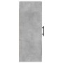 Armario de pared madera ingeniería gris hormigón 34,5x34x90 cm de vidaXL, Aparadores - Ref: Foro24-830528, Precio: 48,90 €, D...