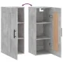 Armario de pared madera ingeniería gris hormigón 34,5x34x90 cm de vidaXL, Aparadores - Ref: Foro24-830528, Precio: 48,32 €, D...