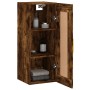Armario de pared madera ingeniería roble ahumado 34,5x34x90 cm de vidaXL, Aparadores - Ref: Foro24-830489, Precio: 48,76 €, D...