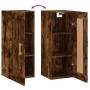 Armario de pared madera ingeniería roble ahumado 34,5x34x90 cm de vidaXL, Aparadores - Ref: Foro24-830489, Precio: 48,76 €, D...