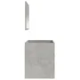 Armario de baño con espejo madera de ingeniería gris hormigón de vidaXL, Muebles de baño - Ref: Foro24-833887, Precio: 51,24 ...