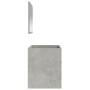 Armario de baño con espejo madera de ingeniería gris hormigón de vidaXL, Muebles de baño - Ref: Foro24-833887, Precio: 69,94 ...