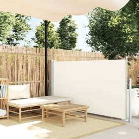Toldo lateral retráctil de jardín crema 100x500 cm en Sombrillas | Comprar online en Foru.es
