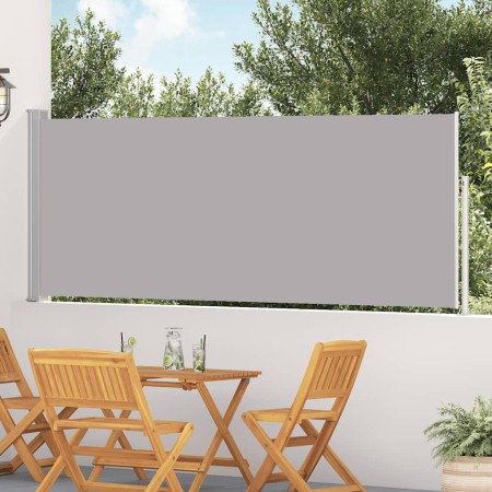 Toldo lateral retráctil de jardín gris 120x500 cm en Sombrillas | Comprar online en Foru.es