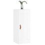Armario de pared madera ingeniería blanco brillo 34,5x34x90 cm de vidaXL, Aparadores - Ref: Foro24-830478, Precio: 51,29 €, D...
