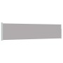 Toldo lateral retráctil de jardín gris 120x500 cm en Sombrillas | Comprar online en Foru.es