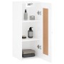 Armario de pared madera ingeniería blanco brillo 34,5x34x90 cm de vidaXL, Aparadores - Ref: Foro24-830478, Precio: 51,29 €, D...