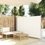 Toldo lateral retráctil de jardín color crema 140x500 cm en Sombrillas | Comprar online en Foru.es