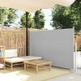 Toldo lateral retráctil de jardín gris 140x500 cm en Sombrillas | Comprar online en Foru.es