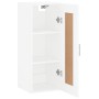 Armario de pared madera de ingeniería blanco 34,5x34x90 cm de vidaXL, Aparadores - Ref: Foro24-830508, Precio: 58,04 €, Descu...