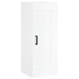 Armario de pared madera ingeniería blanco brillo 34,5x34x90 cm de vidaXL, Aparadores - Ref: Foro24-830502, Precio: 52,78 €, D...