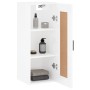 Armario de pared madera ingeniería blanco brillo 34,5x34x90 cm de vidaXL, Aparadores - Ref: Foro24-830502, Precio: 52,78 €, D...
